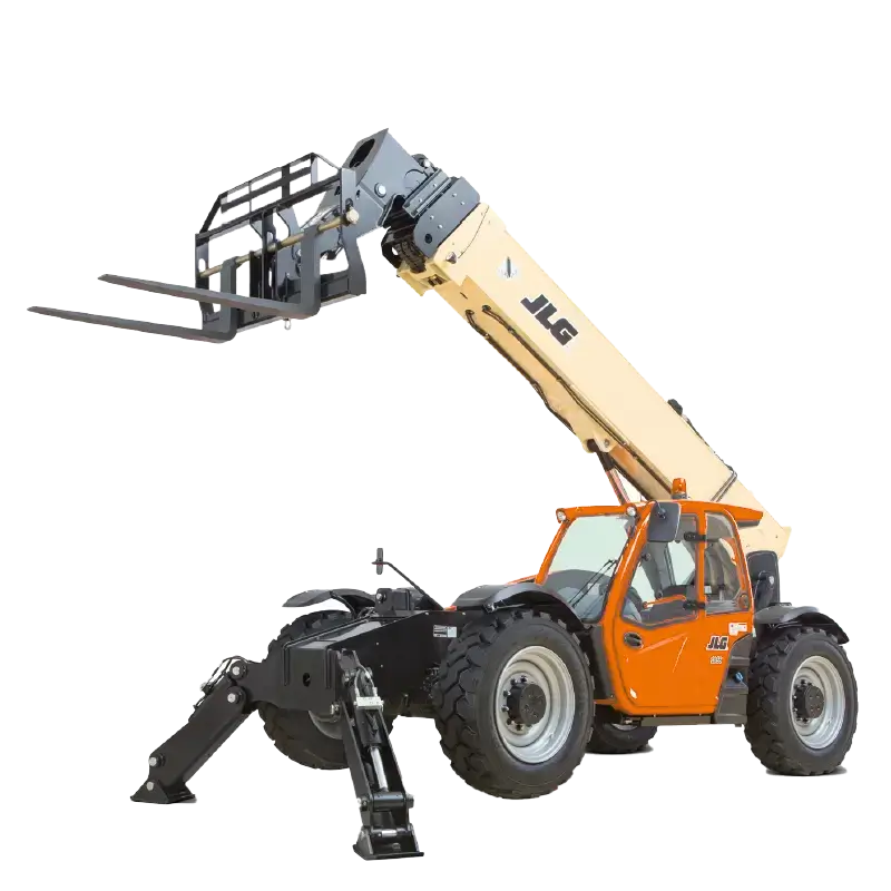 Manipulador telescópico G10-55A, equipo versátil con capacidad de 4.5 t y brazo extensible de gran alcance.